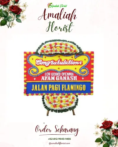 Bunga Papan Congratulation di Ngemplak Simongan